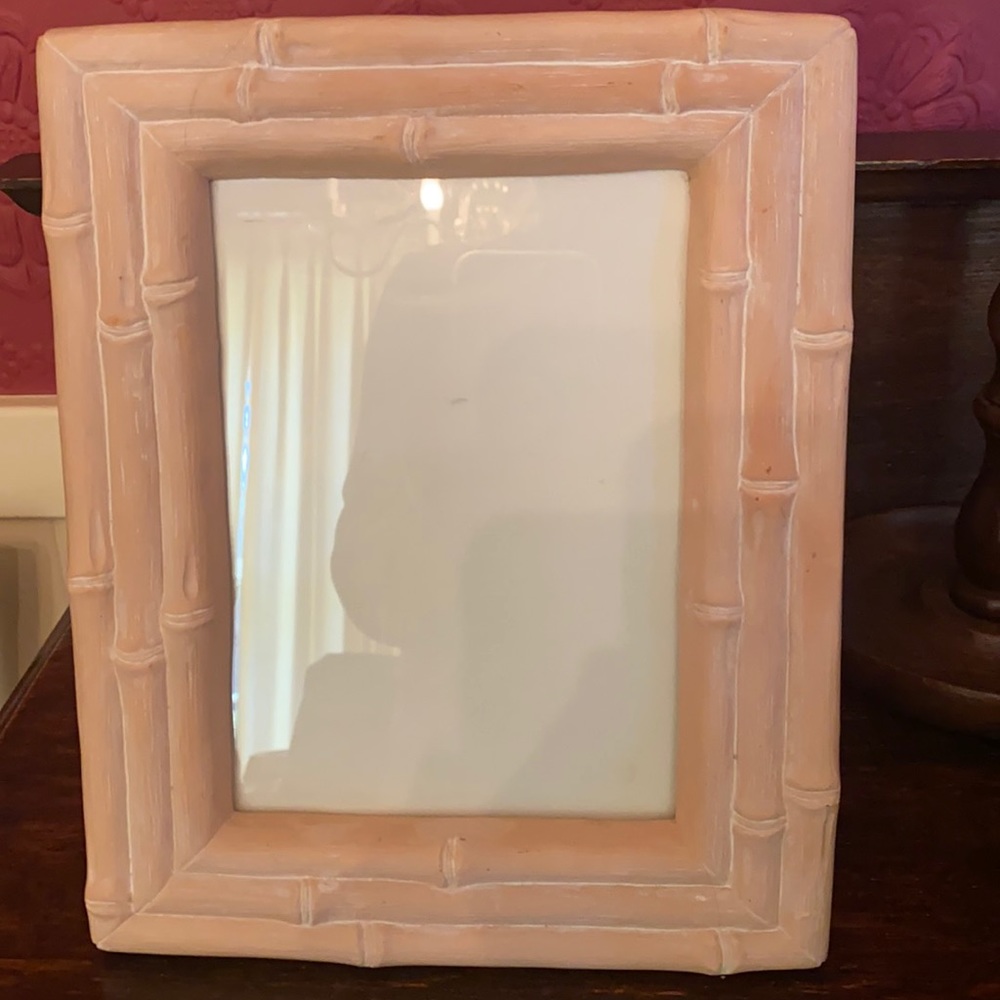 Pale Terracotta Bamboo Design Frame